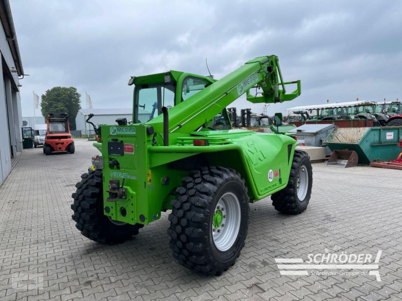 Teleskoplader van het type Merlo P 36.10 PLUS, Gebrauchtmaschine in Wildeshausen (Foto 3)