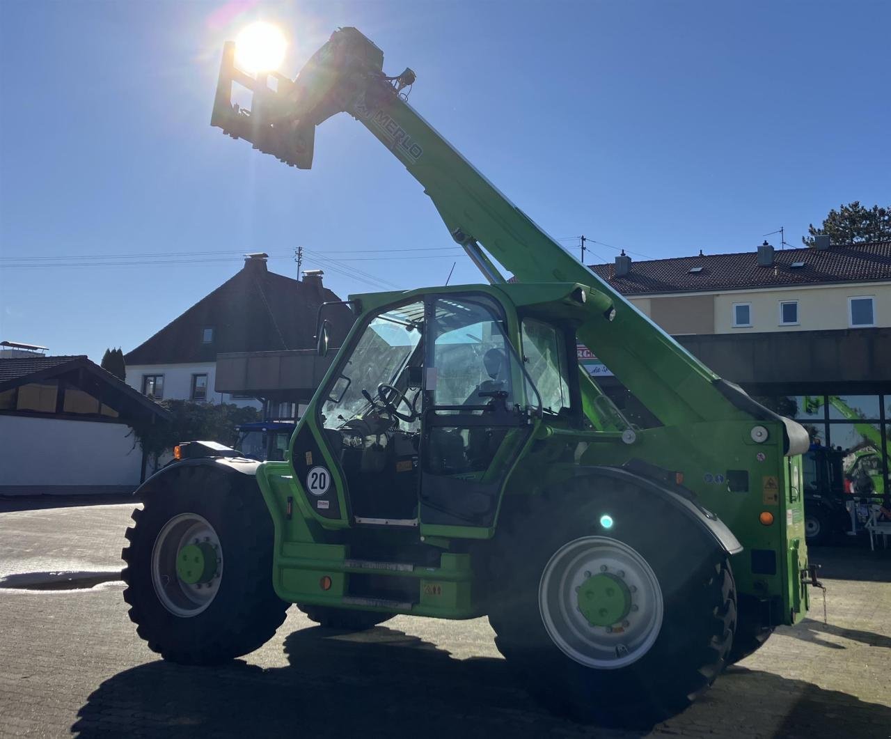 Teleskoplader van het type Merlo P 55.9 CS, Gebrauchtmaschine in Ampfing (Foto 5)