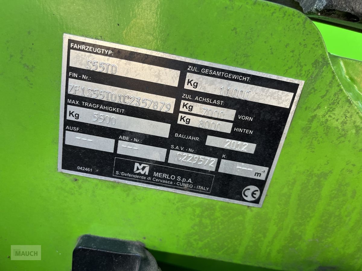 Teleskoplader za tip Merlo P 55.9CS 40km/h, Gebrauchtmaschine u Burgkirchen (Slika 25)