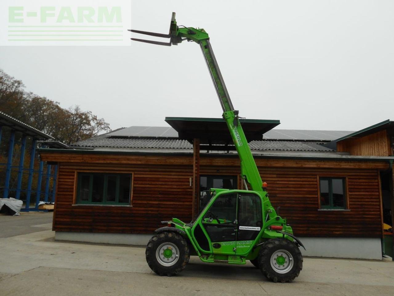 Teleskoplader a típus Merlo p32.6 plus ( 2,15 hoch 2,05 breit ) 40 km/h, Gebrauchtmaschine ekkor: ST. NIKOLAI/DR. (Kép 16)