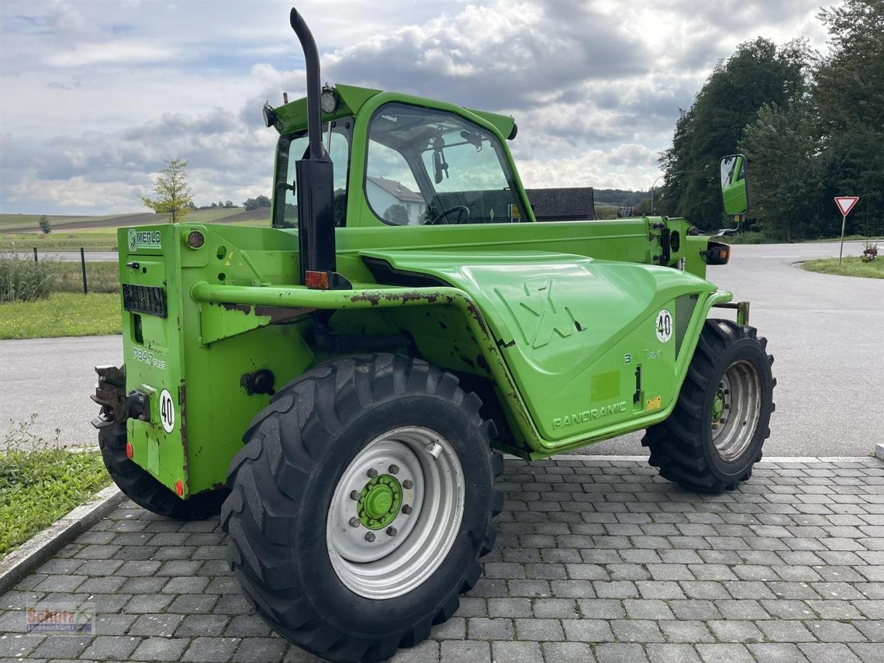 Teleskoplader van het type Merlo P34.7 Plus Teleskoplader, Gebrauchtmaschine in Schierling (Foto 5)