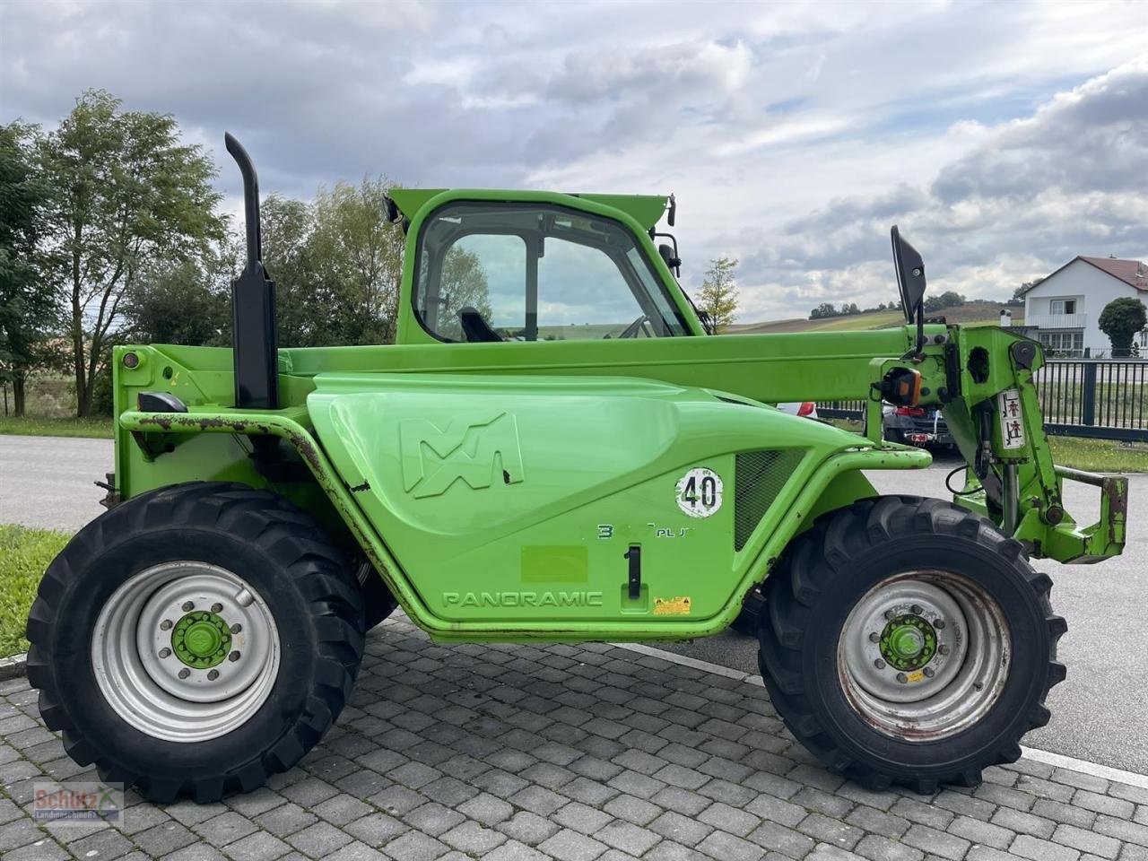 Teleskoplader van het type Merlo P34.7 Plus Teleskoplader, Gebrauchtmaschine in Schierling (Foto 7)