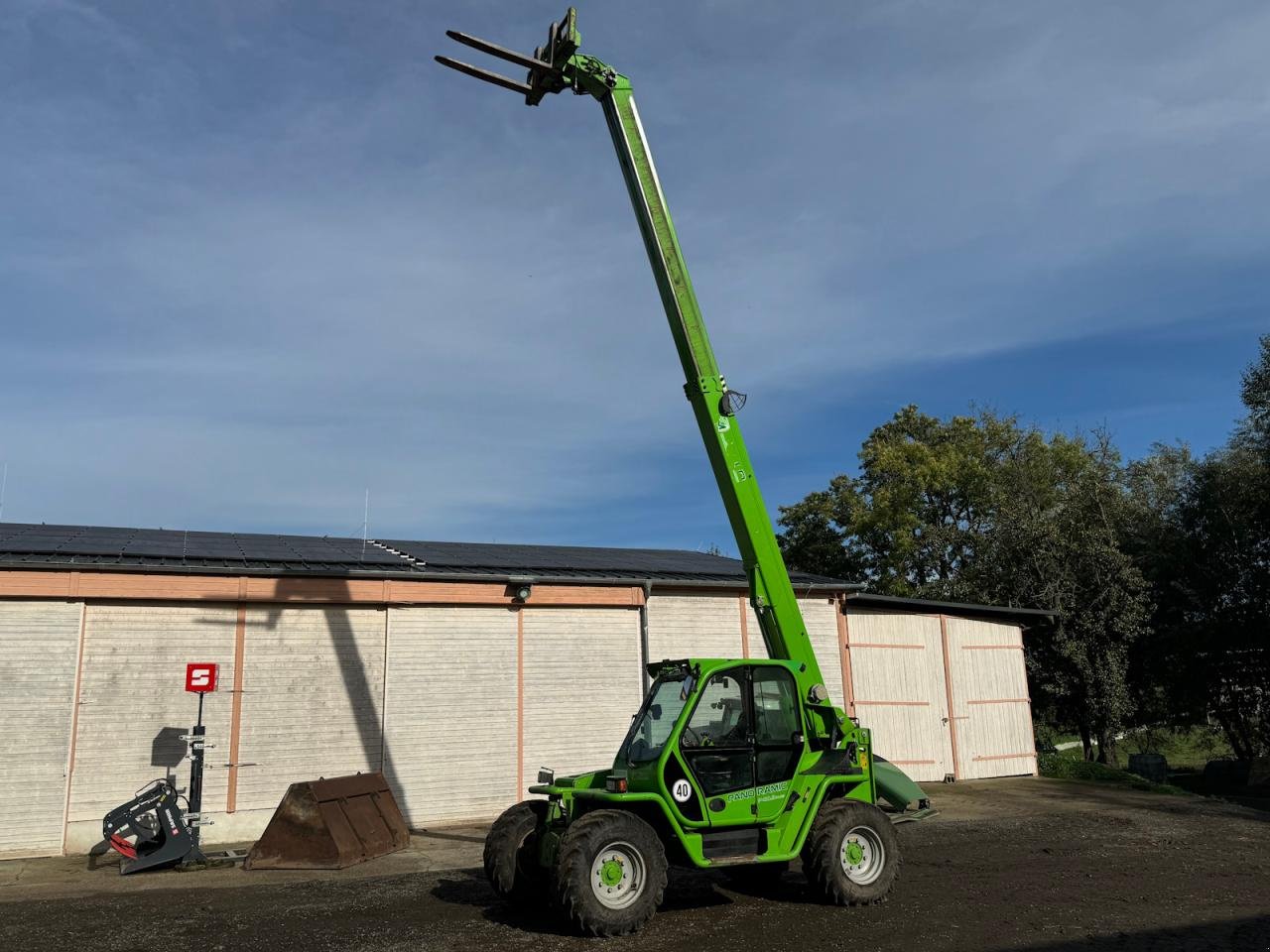 Teleskoplader van het type Merlo P40.9 Plus Panoramic SL33, Gebrauchtmaschine in Könnern (Foto 11)