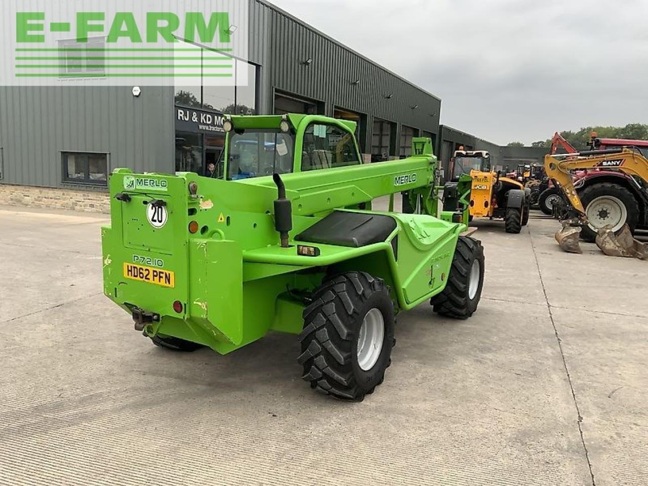 Teleskoplader des Typs Merlo p72.10 telehandler (st20697), Gebrauchtmaschine in SHAFTESBURY (Bild 3)