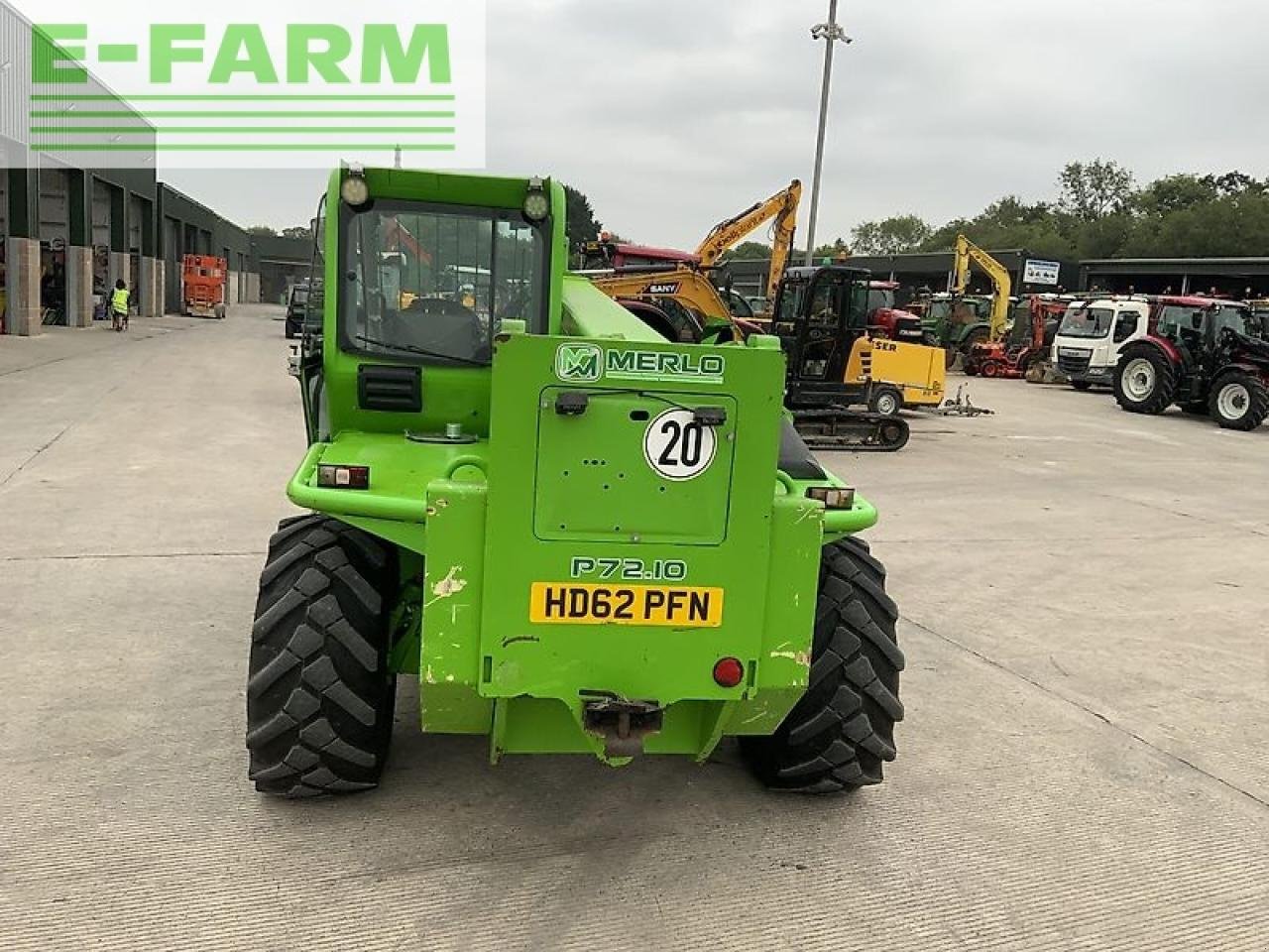 Teleskoplader des Typs Merlo p72.10 telehandler (st20697), Gebrauchtmaschine in SHAFTESBURY (Bild 4)