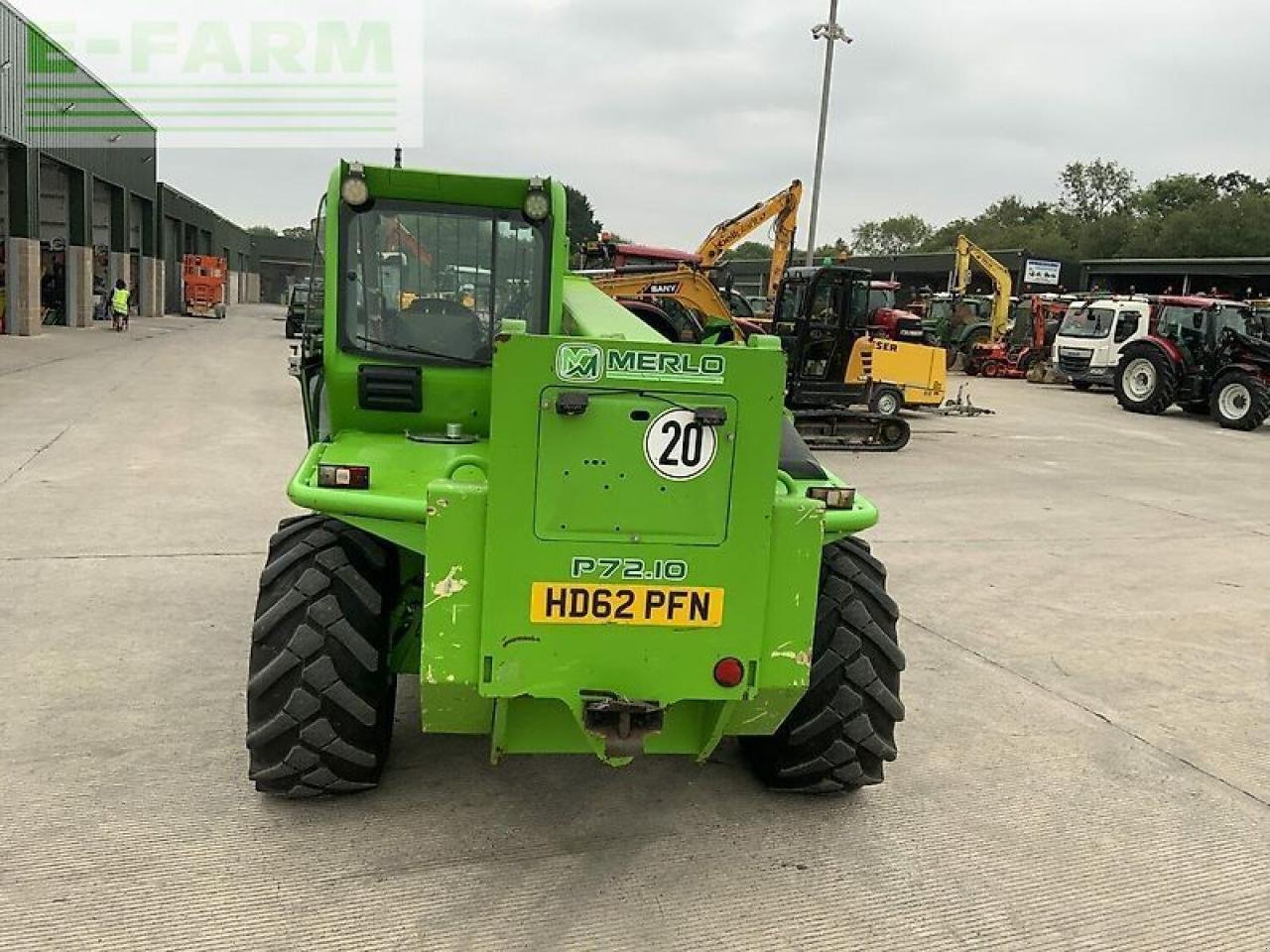 Teleskoplader des Typs Merlo p72.10 telehandler (st20697), Gebrauchtmaschine in SHAFTESBURY (Bild 4)