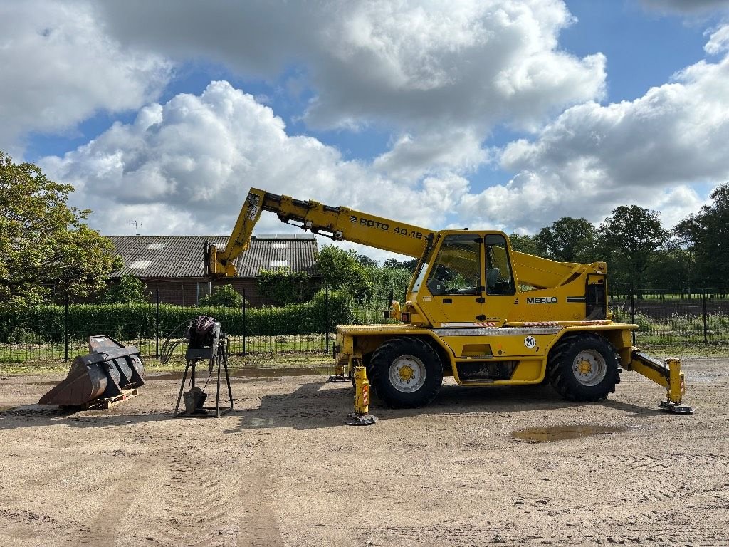 Teleskoplader van het type Merlo Roto 40.18 EVS low houres, top condition!!, Gebrauchtmaschine in Erp (Foto 1)