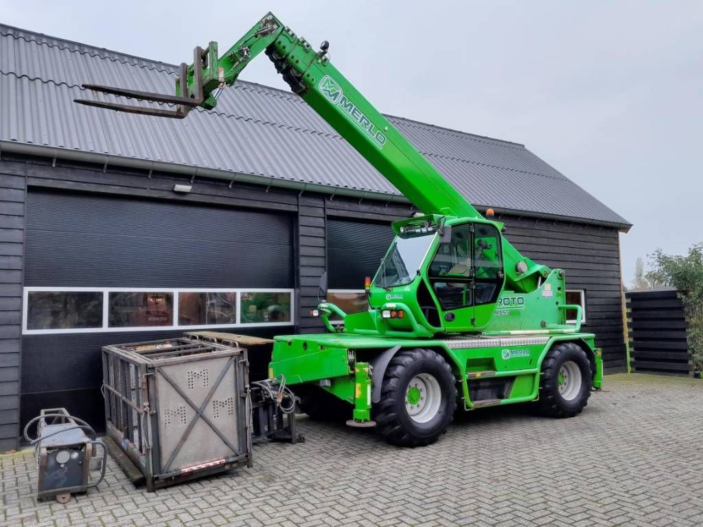 Teleskoplader of the type Merlo Roto 45.21 M CS S verreiker manbak radiograaf lier, Gebrauchtmaschine in Ederveen (Picture 2)