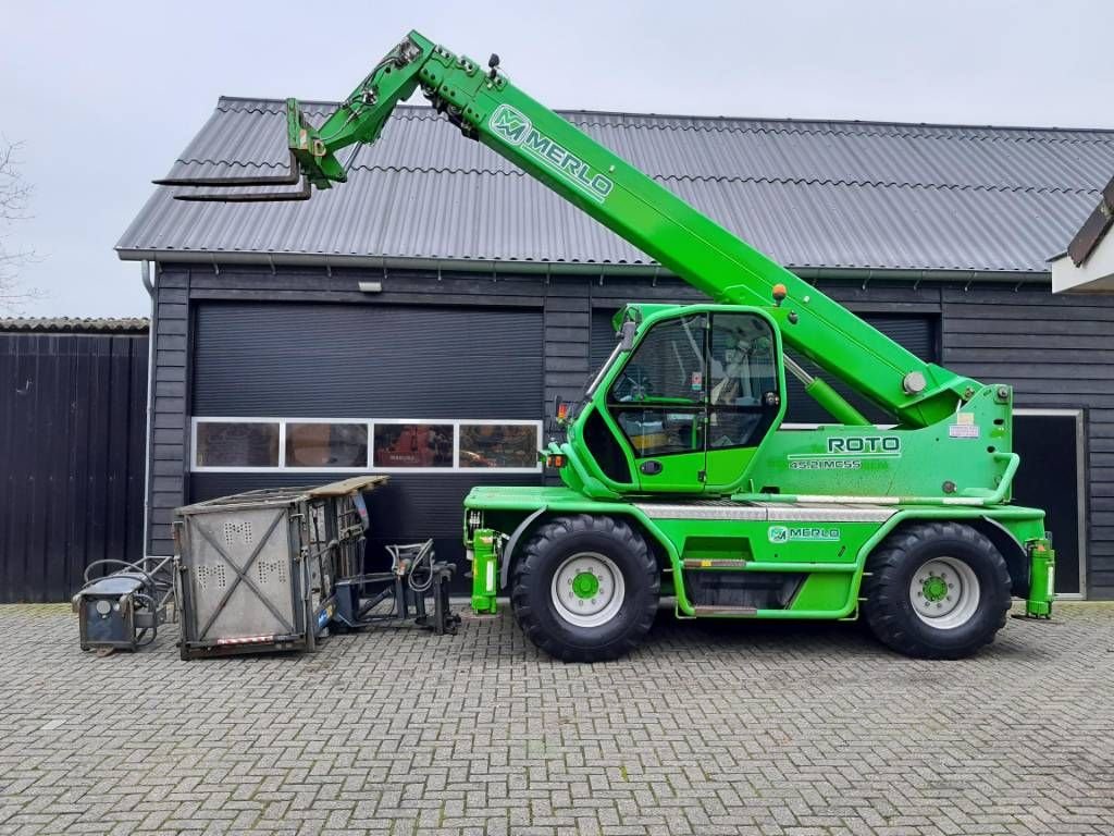 Teleskoplader van het type Merlo Roto 45.21 M CS S verreiker manbak radiograaf lier, Gebrauchtmaschine in Ederveen (Foto 1)