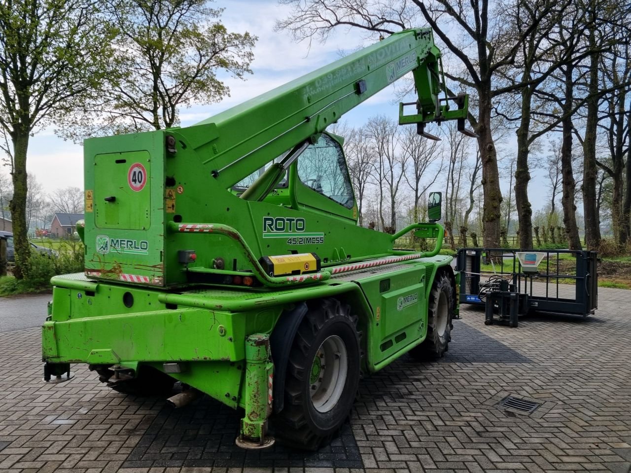 Teleskoplader of the type Merlo Roto 45.21 MCSS, Gebrauchtmaschine in Lunteren (Picture 5)