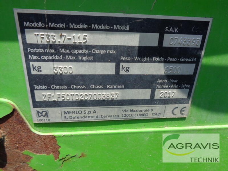 Teleskoplader del tipo Merlo TF 33.7, Gebrauchtmaschine en Nartum (Imagen 15)