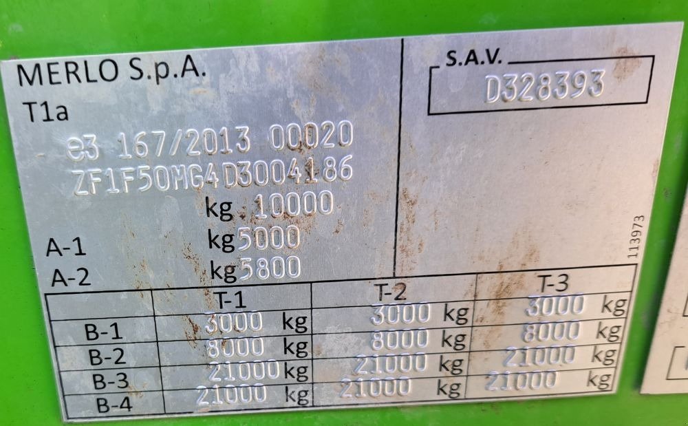 Teleskoplader a típus Merlo TF 35.7 CS-140, Vorführmaschine ekkor: Burkau (Kép 13)