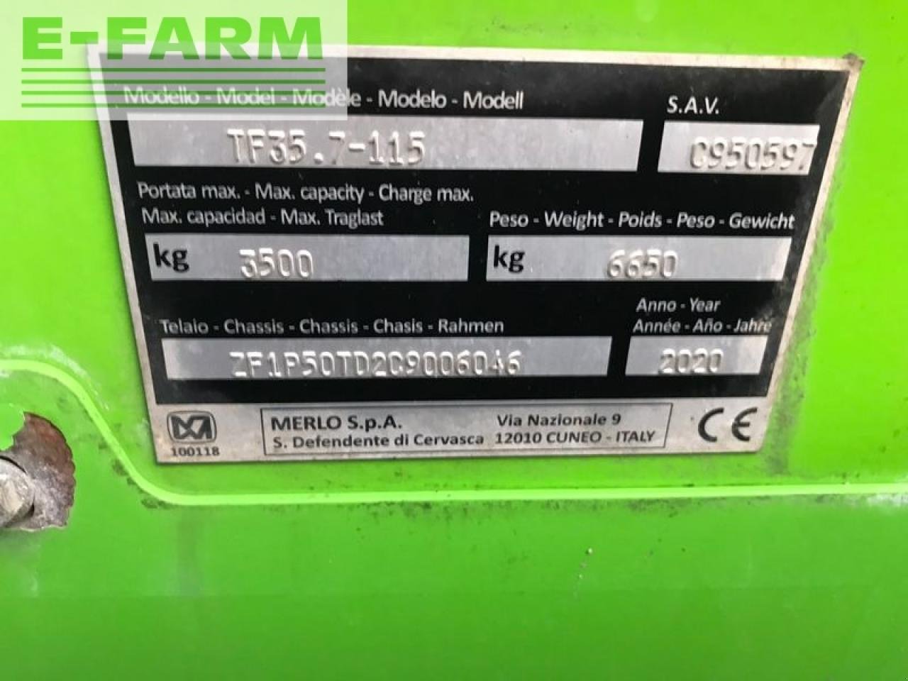 Teleskoplader del tipo Merlo tf 35.7, Gebrauchtmaschine en gg VEGHEL (Imagen 2)