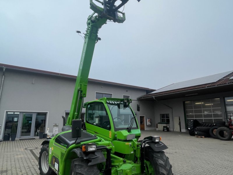 Teleskoplader типа Merlo TF 38.10 TT-120 mit Heckhydraulik und Zapfwelle, Gebrauchtmaschine в Burglengenfeld (Фотография 1)