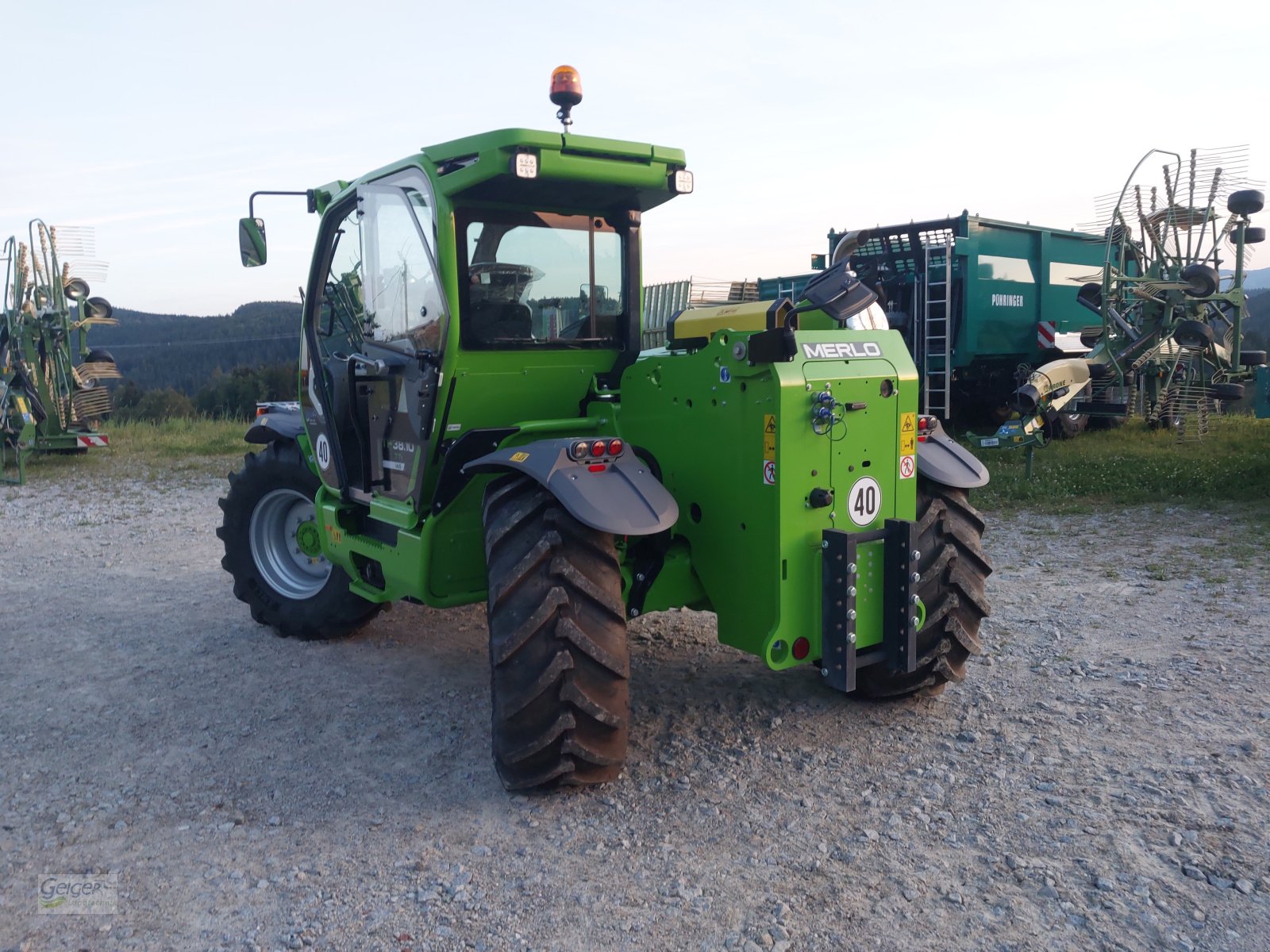 Teleskoplader of the type Merlo TF 38.10 TT-145, Neumaschine in Drachselsried (Picture 14)