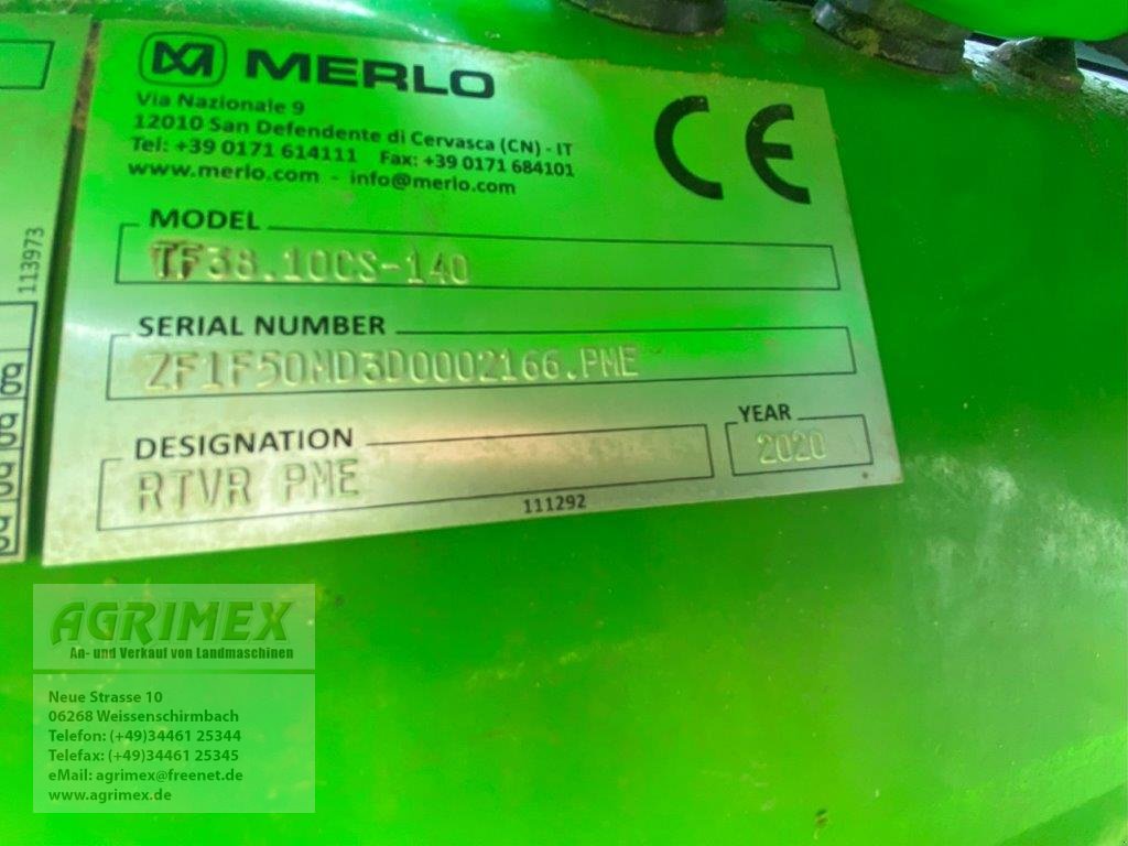 Teleskoplader tip Merlo TF 38.10, Gebrauchtmaschine in Weißenschirmbach (Poză 5)