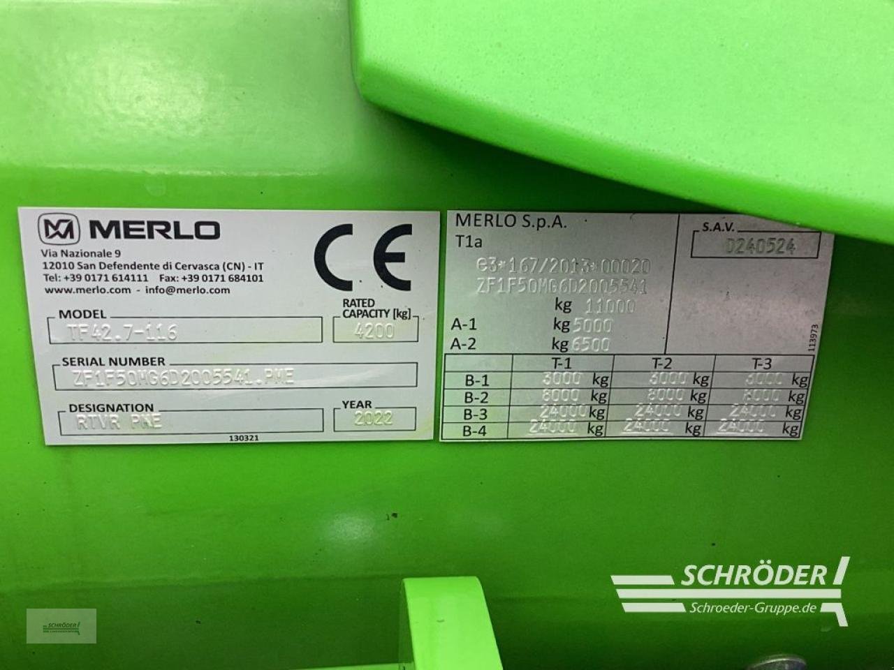 Teleskoplader del tipo Merlo TF 42.7 - 116, Neumaschine en Hemmoor (Imagen 8)