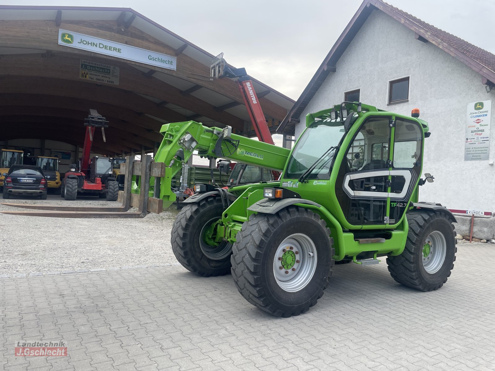 Teleskoplader del tipo Merlo TF 42.7-156, Gebrauchtmaschine en Mühldorf (Imagen 21)