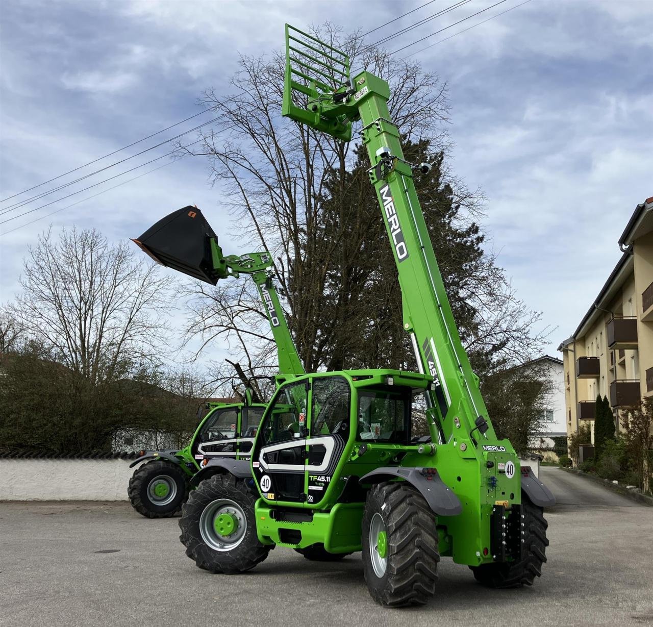 Teleskoplader van het type Merlo TF 45.11 T-CS-170-CVT, Neumaschine in Ampfing (Foto 3)