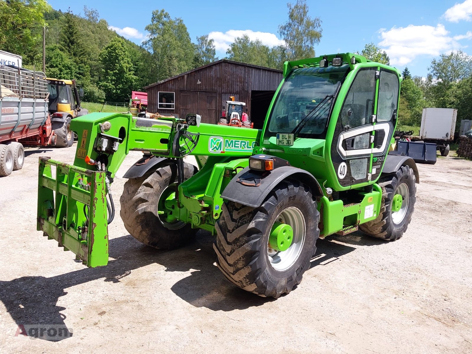 Teleskoplader del tipo Merlo TF 50.8 TCS-156, Gebrauchtmaschine In Tieringen (Immagine 1)