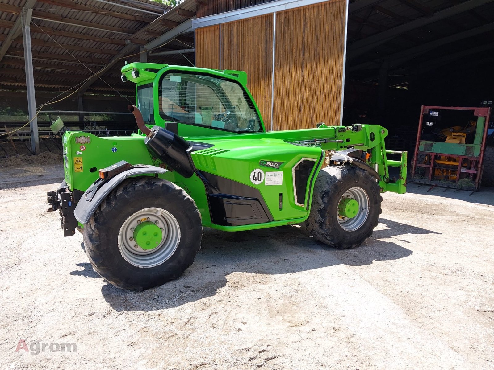 Teleskoplader typu Merlo TF 50.8 TCS-156, Gebrauchtmaschine w Tieringen (Zdjęcie 2)