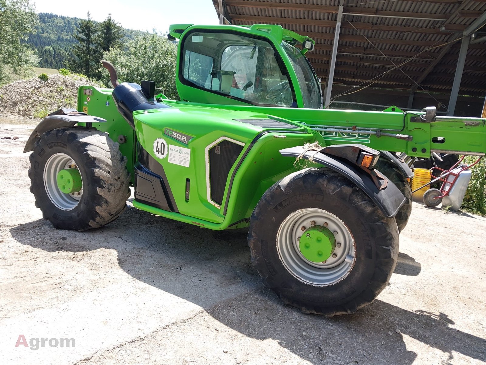 Teleskoplader typu Merlo TF 50.8 TCS-156, Gebrauchtmaschine w Tieringen (Zdjęcie 3)