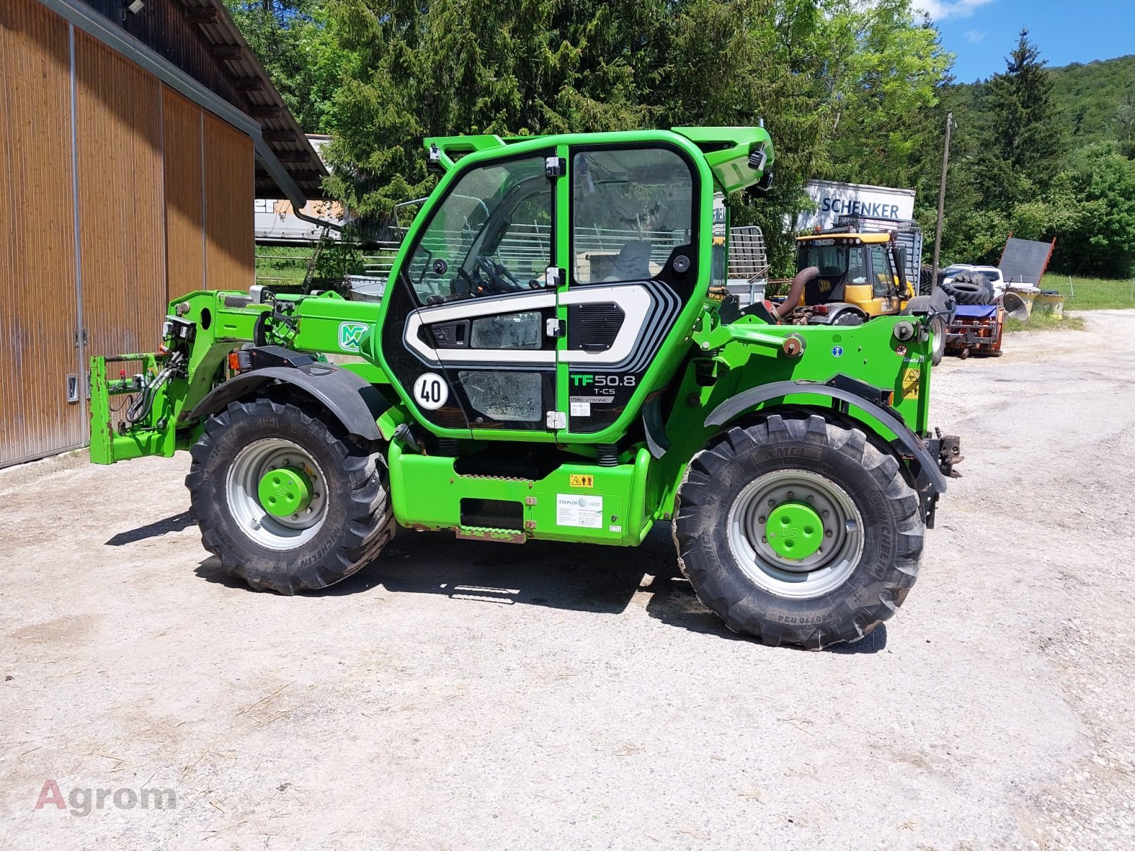 Teleskoplader typu Merlo TF 50.8 TCS-156, Gebrauchtmaschine w Tieringen (Zdjęcie 4)