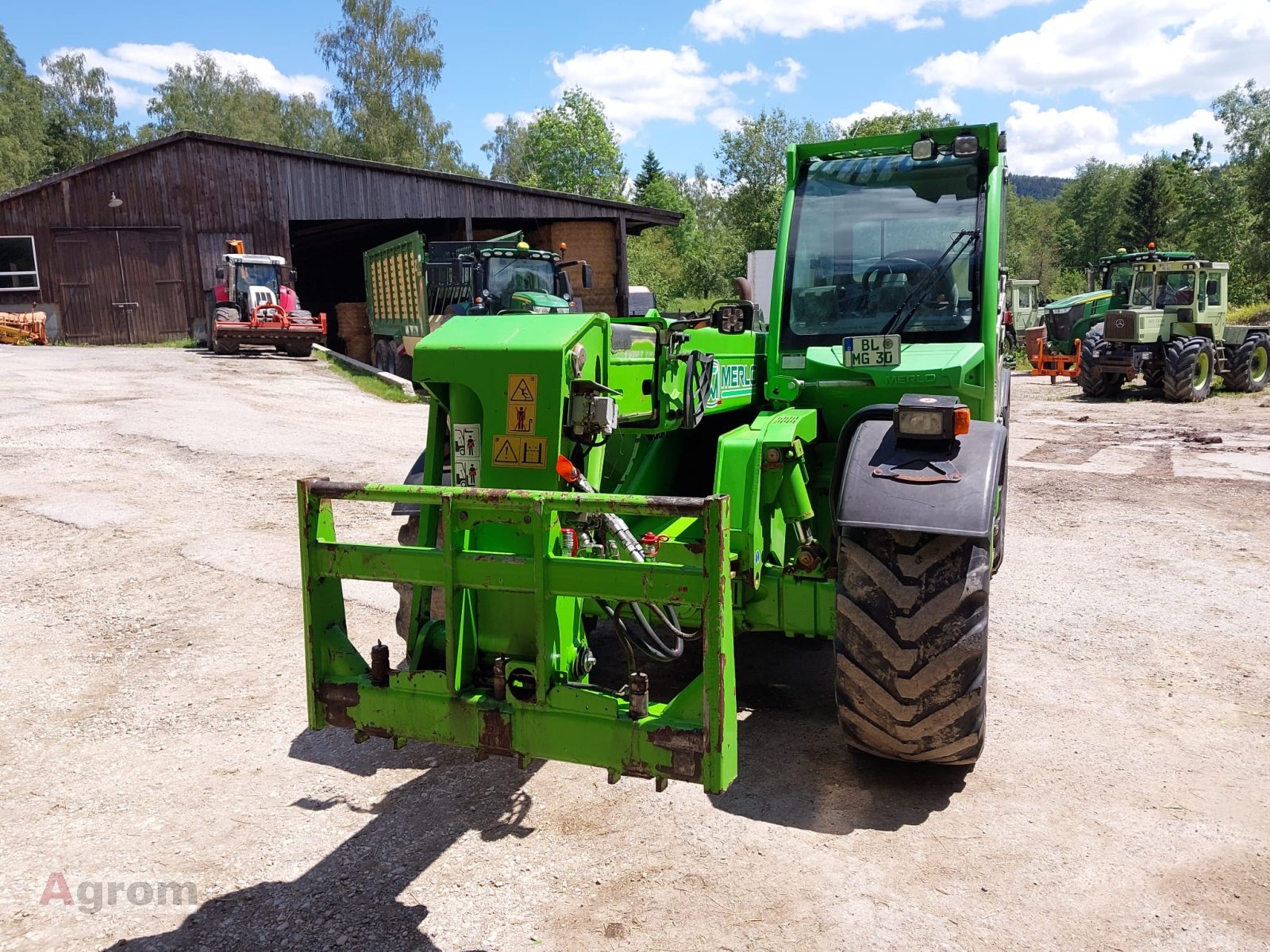 Teleskoplader del tipo Merlo TF 50.8 TCS-156, Gebrauchtmaschine In Tieringen (Immagine 8)