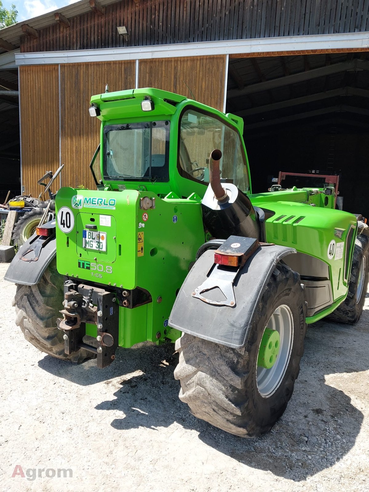 Teleskoplader typu Merlo TF 50.8 TCS-156, Gebrauchtmaschine w Tieringen (Zdjęcie 12)