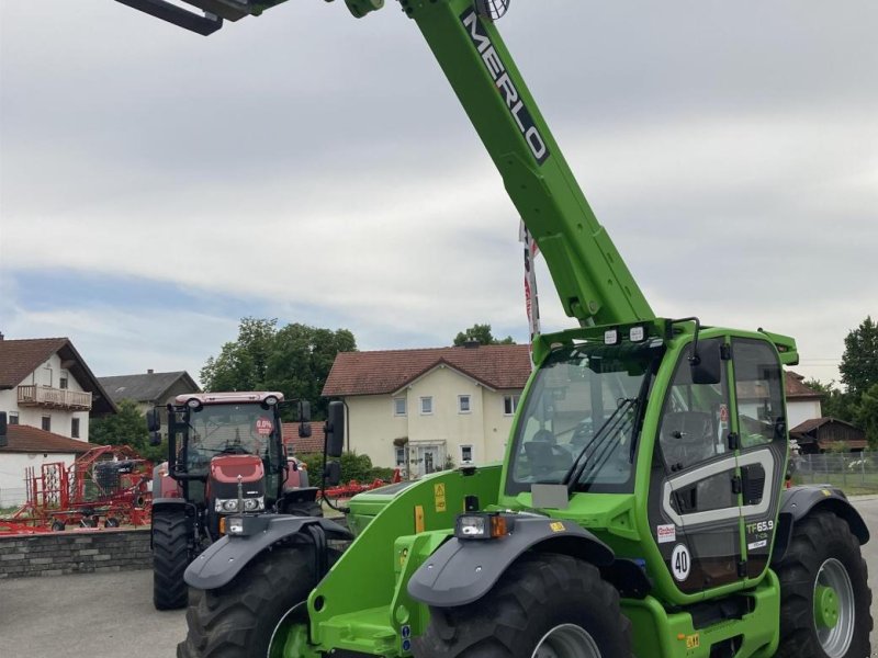 Teleskoplader of the type Merlo TF 65.9 T-CS-170-CVT HF, Neumaschine in Ampfing (Picture 1)