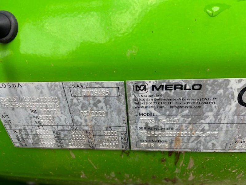 Teleskoplader del tipo Merlo TF33.7-115, Gebrauchtmaschine en CHAMPLECY (Imagen 4)