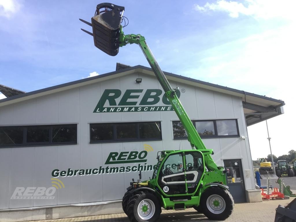 Teleskoplader van het type Merlo TF42.7-140, Gebrauchtmaschine in Neuenkirchen-Vörden (Foto 9)