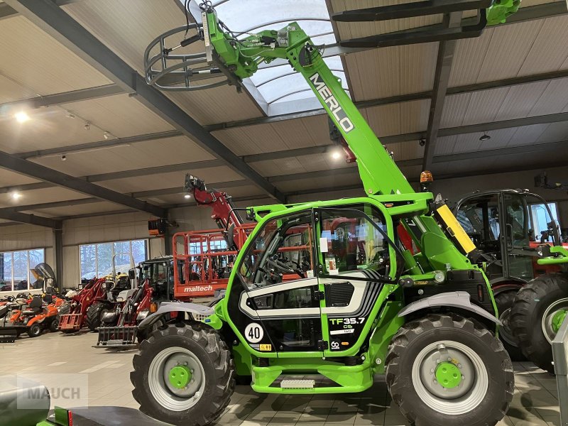 Teleskoplader van het type Merlo Turbofarmer TF 35.7, Neumaschine in Burgkirchen (Foto 1)