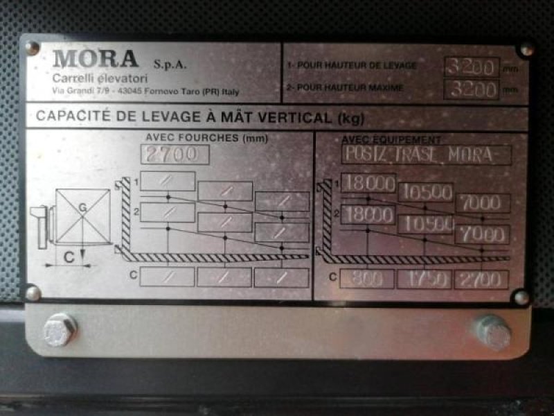 Teleskoplader typu Mora M180C, Gebrauchtmaschine w senlis (Zdjęcie 11)