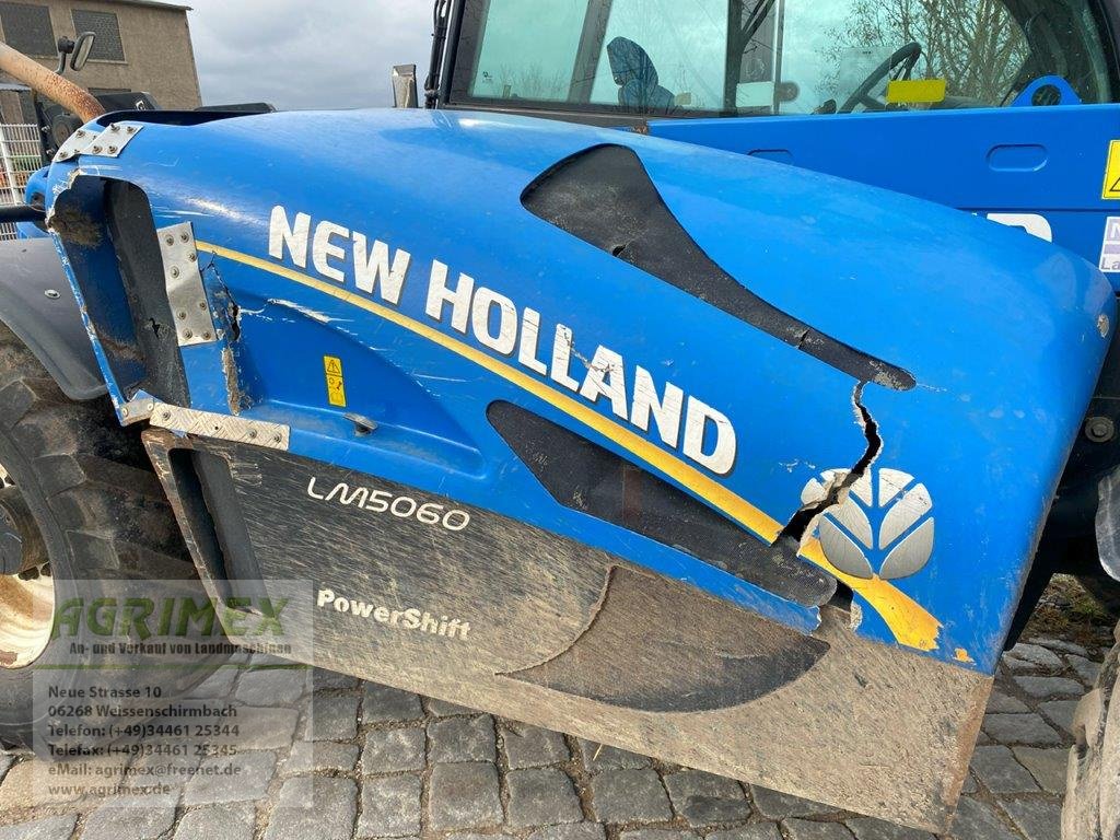 Teleskoplader типа New Holland LM 5060, Gebrauchtmaschine в Weißenschirmbach (Фотография 12)