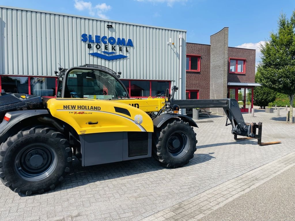 Teleskoplader typu New Holland TH7.42 Elite Max hefvermogen 4200 kg, Gebrauchtmaschine w BOEKEL (Zdjęcie 8)