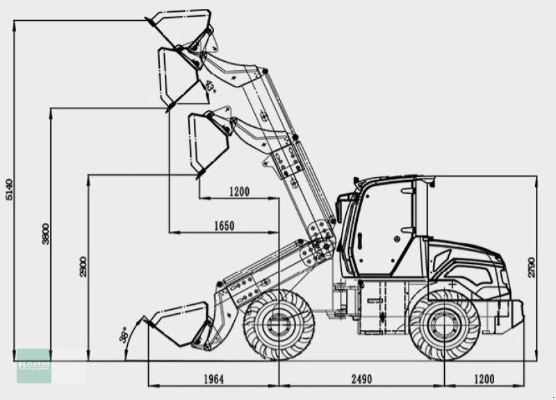 Teleskoplader Türe ait Puma Multipower PTRL 2.105 YU, Neumaschine içinde Hemau (resim 10)