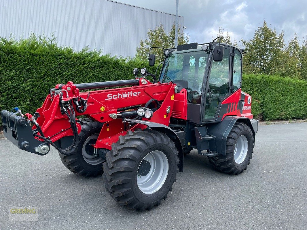 Teleskoplader van het type Schäffer 6680T-2, Neumaschine in Werne (Foto 1)