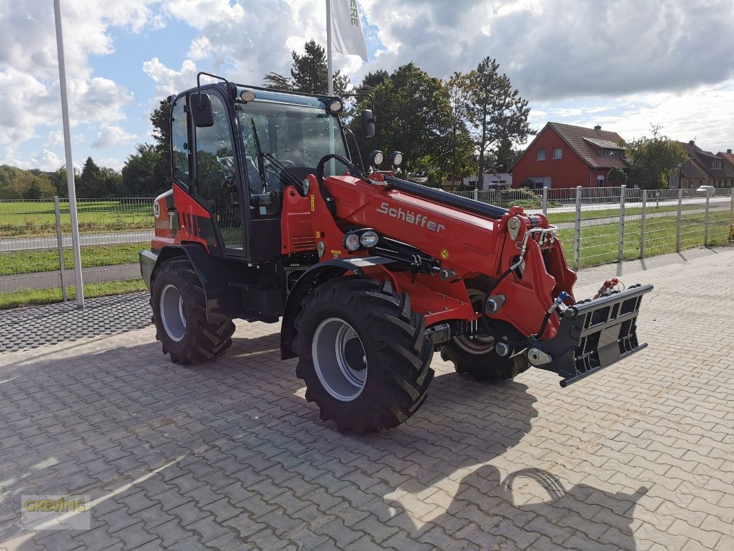 Teleskoplader van het type Schäffer 6680T, Neumaschine in Greven (Foto 2)