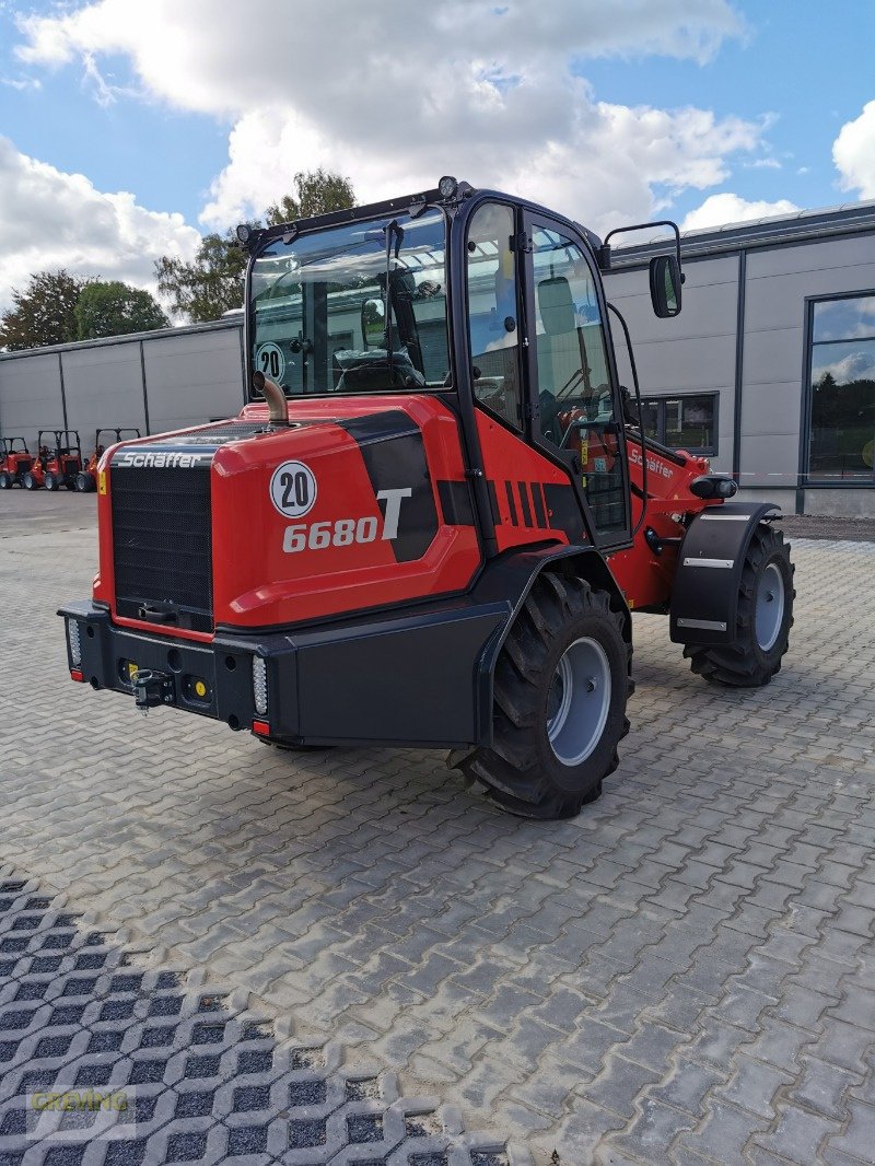 Teleskoplader van het type Schäffer 6680T, Neumaschine in Greven (Foto 5)