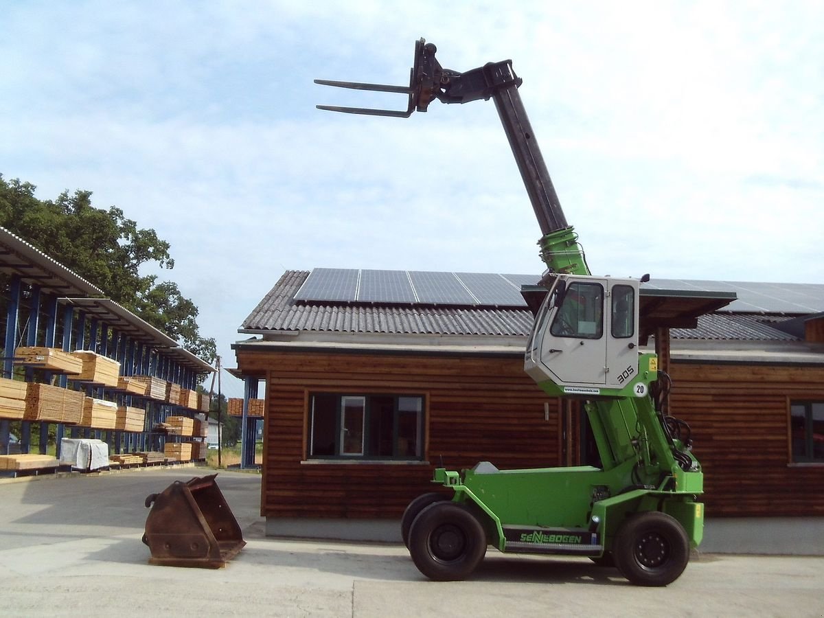 Teleskoplader des Typs Sennebogen 305 Multihandler ( 7,3m 5t ) hochfahrbare Kabine, Gebrauchtmaschine in St. Nikolai ob Draßling (Bild 2)