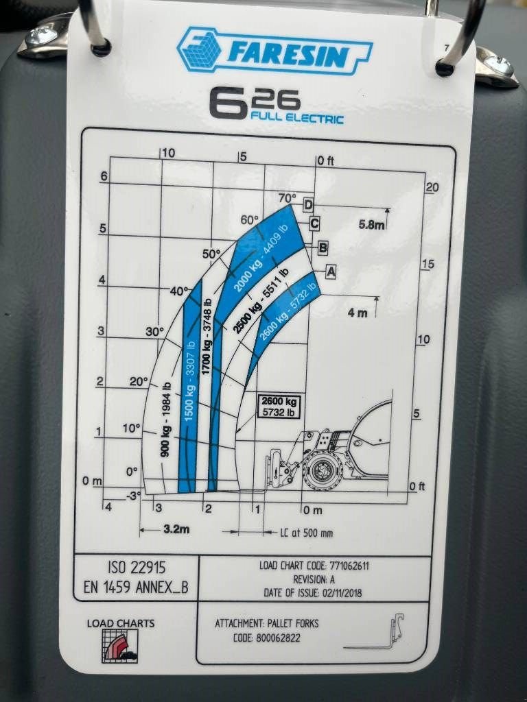 Teleskoplader za tip Sonstige Faresin 6.26 E, Gebrauchtmaschine u Sittard (Slika 9)