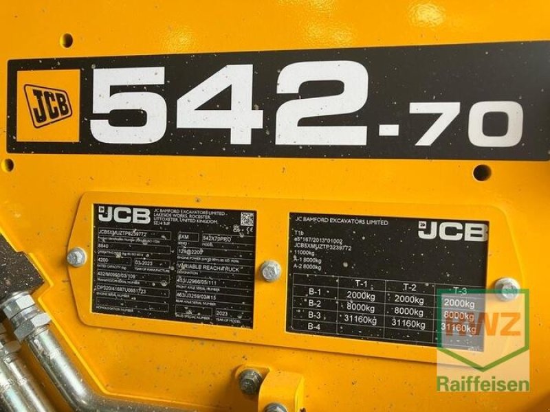 Teleskoplader des Typs Sonstige JCB 542.70, Gebrauchtmaschine in Saarburg (Bild 2)