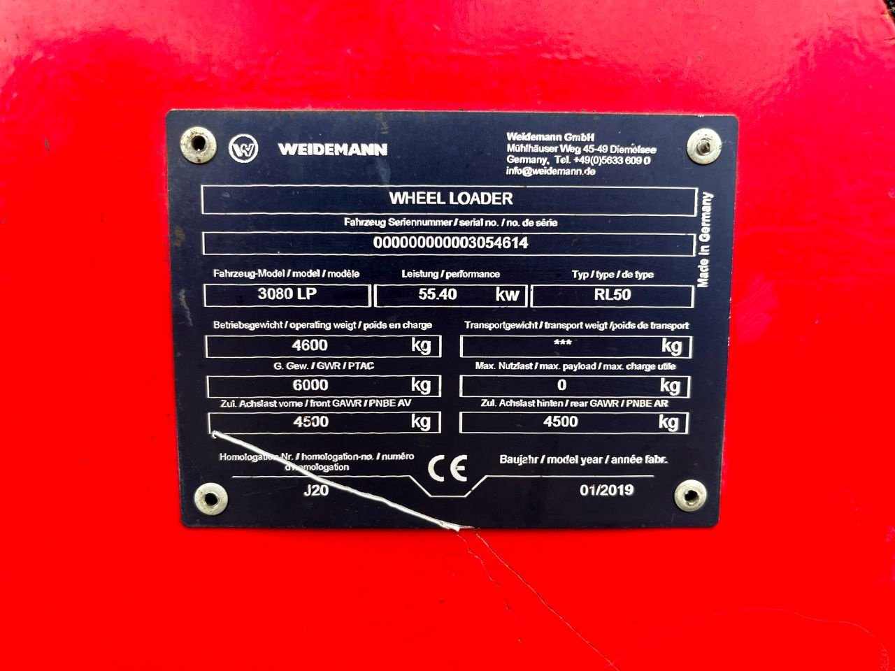 Teleskoplader του τύπου Sonstige Weidemann 3080 LP RL 50, Gebrauchtmaschine σε Berkel en Rodenrijs (Φωτογραφία 10)