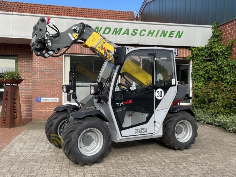 Teleskoplader of the type Wacker Neuson TH 412, Neumaschine in Schwaförden (Picture 1)