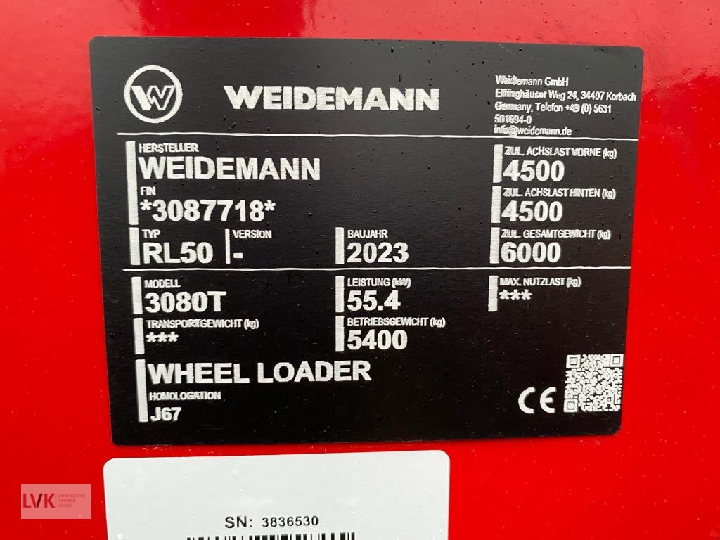 Teleskoplader a típus Weidemann  3080T, Neumaschine ekkor: Weißenburg (Kép 7)