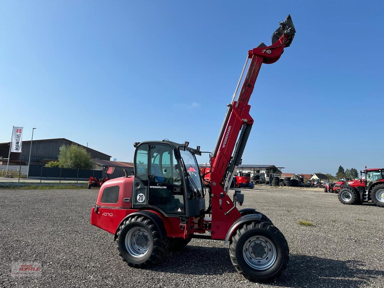 Teleskoplader Türe ait Weidemann  4070 CX100 T Teleskop, Gebrauchtmaschine içinde Steinheim (resim 9)