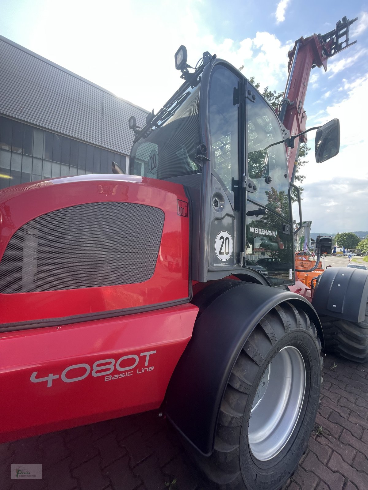 Teleskoplader van het type Weidemann  4080T, Neumaschine in Bad Kötzting (Foto 2)