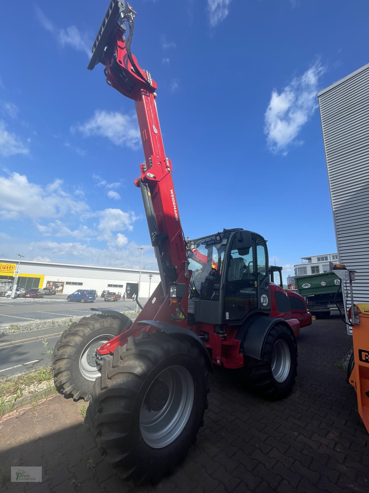 Teleskoplader van het type Weidemann  4080T, Neumaschine in Bad Kötzting (Foto 4)