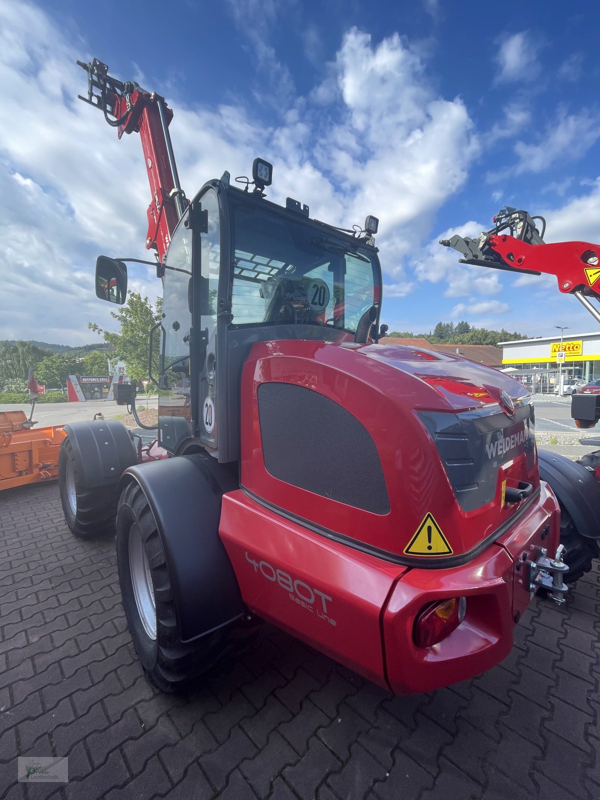 Teleskoplader van het type Weidemann  4080T, Neumaschine in Bad Kötzting (Foto 5)